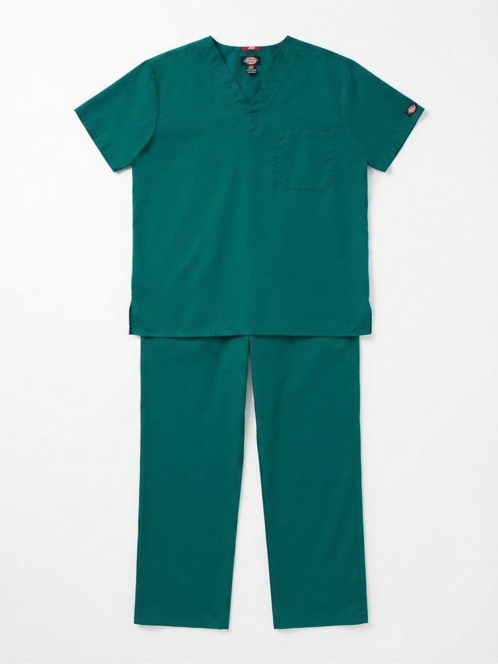 Dickies EDS Signature Men's Scrub Set - Top and Bottom, Size Large